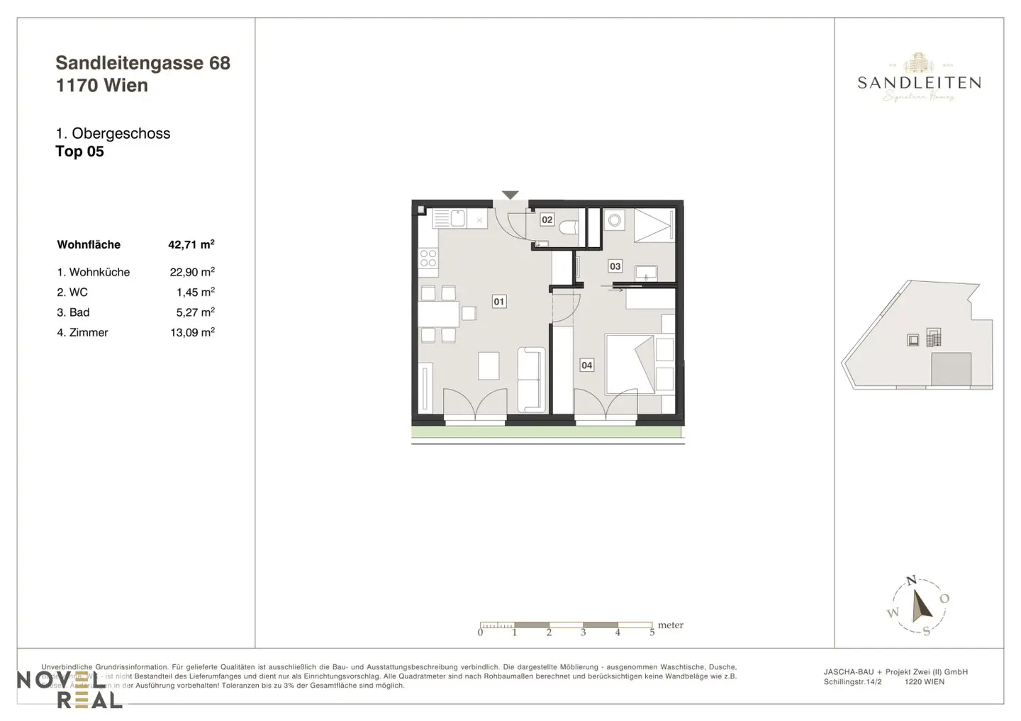 Apartment First Occupancy Wide View near Kongresspark