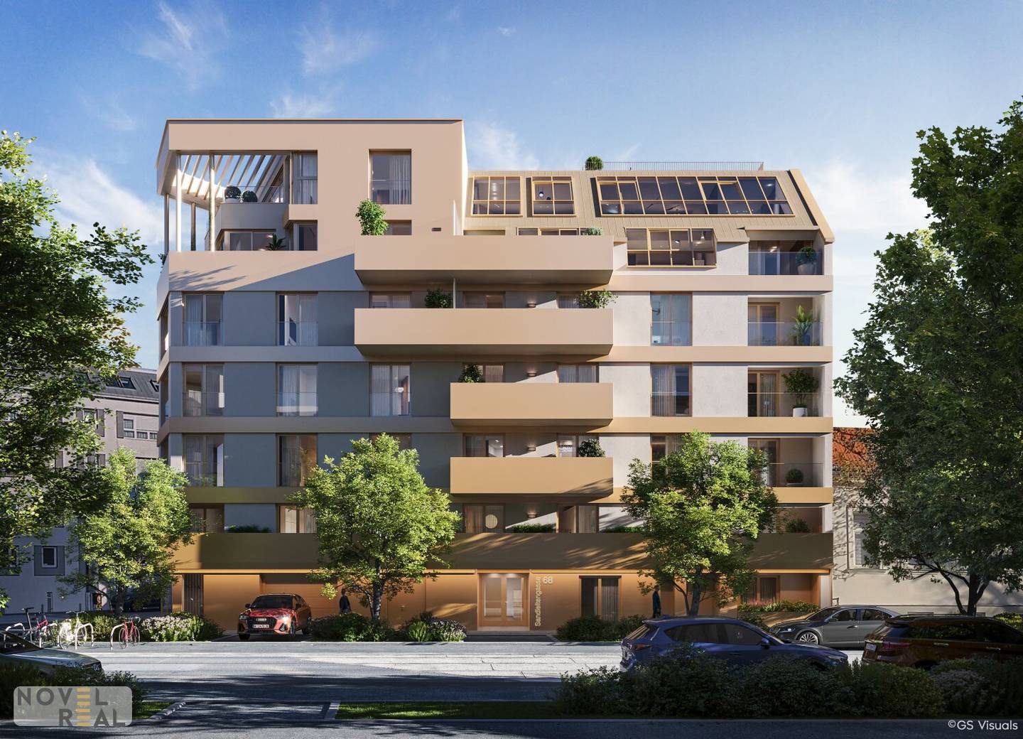Apartment First Occupancy Wide View near Kongresspark
