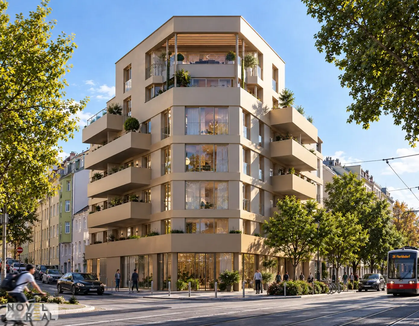 Apartment First Occupancy Wide View near Kongresspark