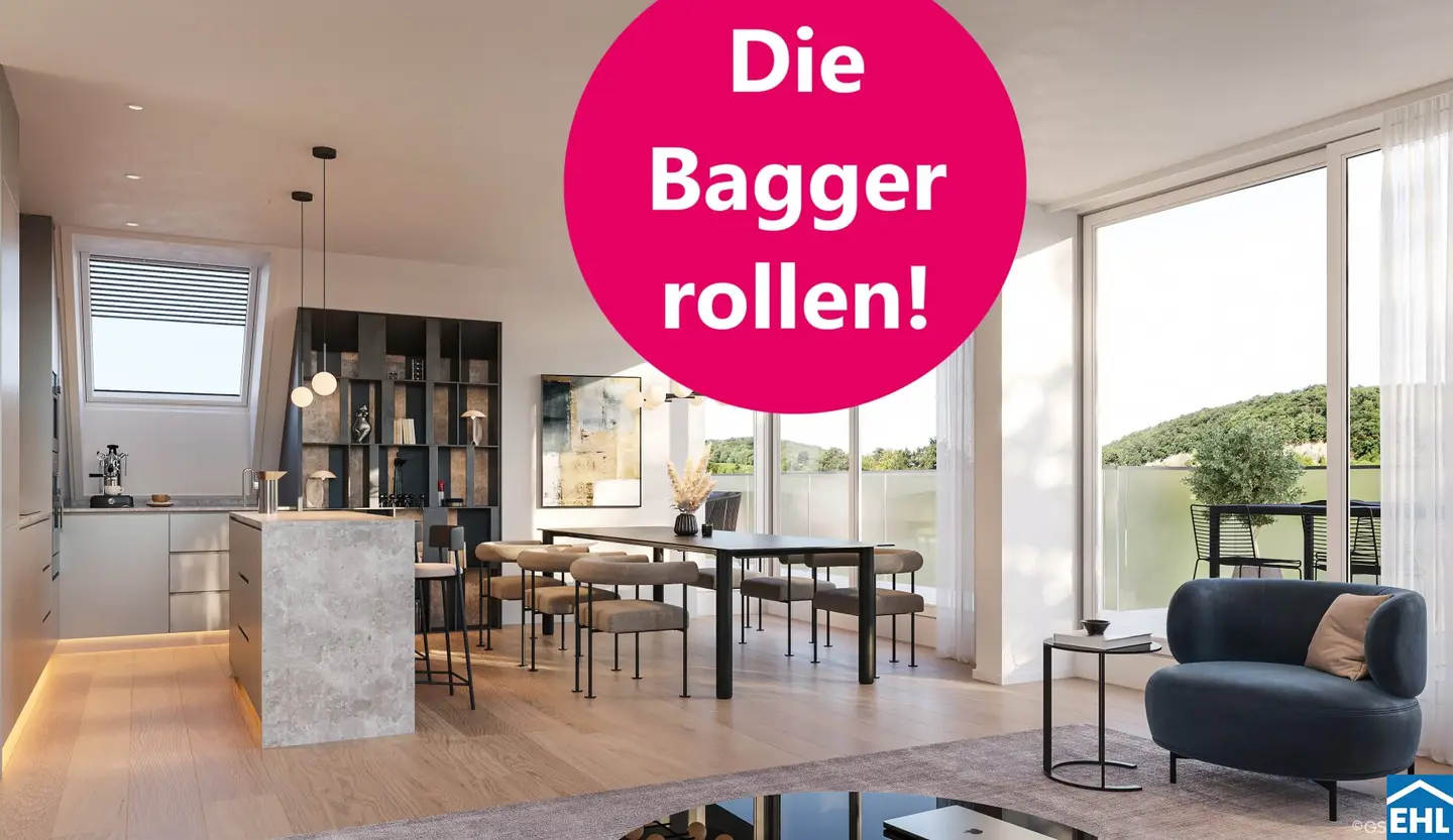 Wohnung Neubau mit Garten und Terrasse