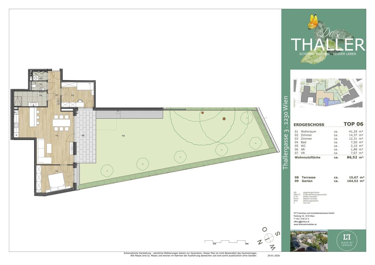 Erdgeschosswohnung Neubau Garten Terrasse