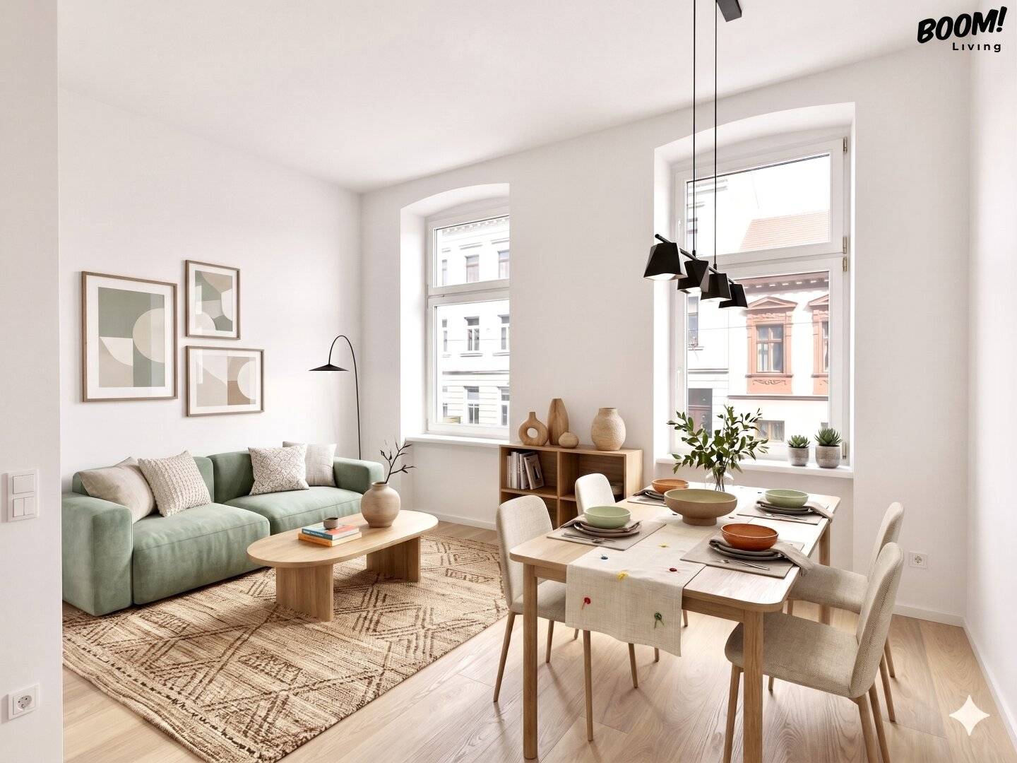 Erstbezug 2-Zi-Wohnung mit Loggia, Küche & Fußbodenheizung in 1150 Wien