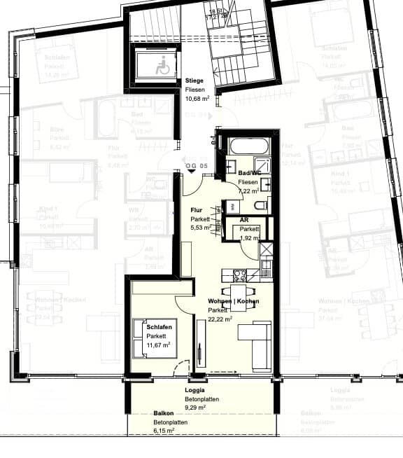Wohnung Neubau Barrierefrei ruhige Lage