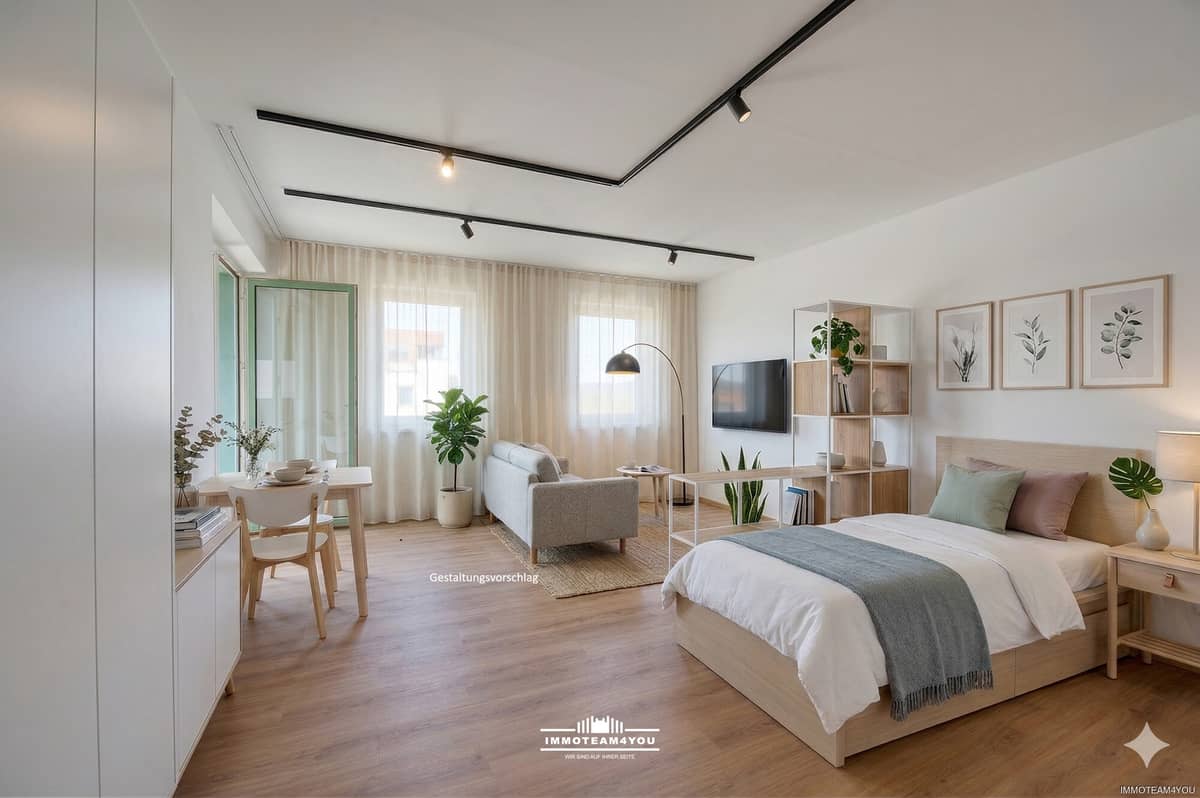 1-Room Apartment with Balcony in Vöcklabruck