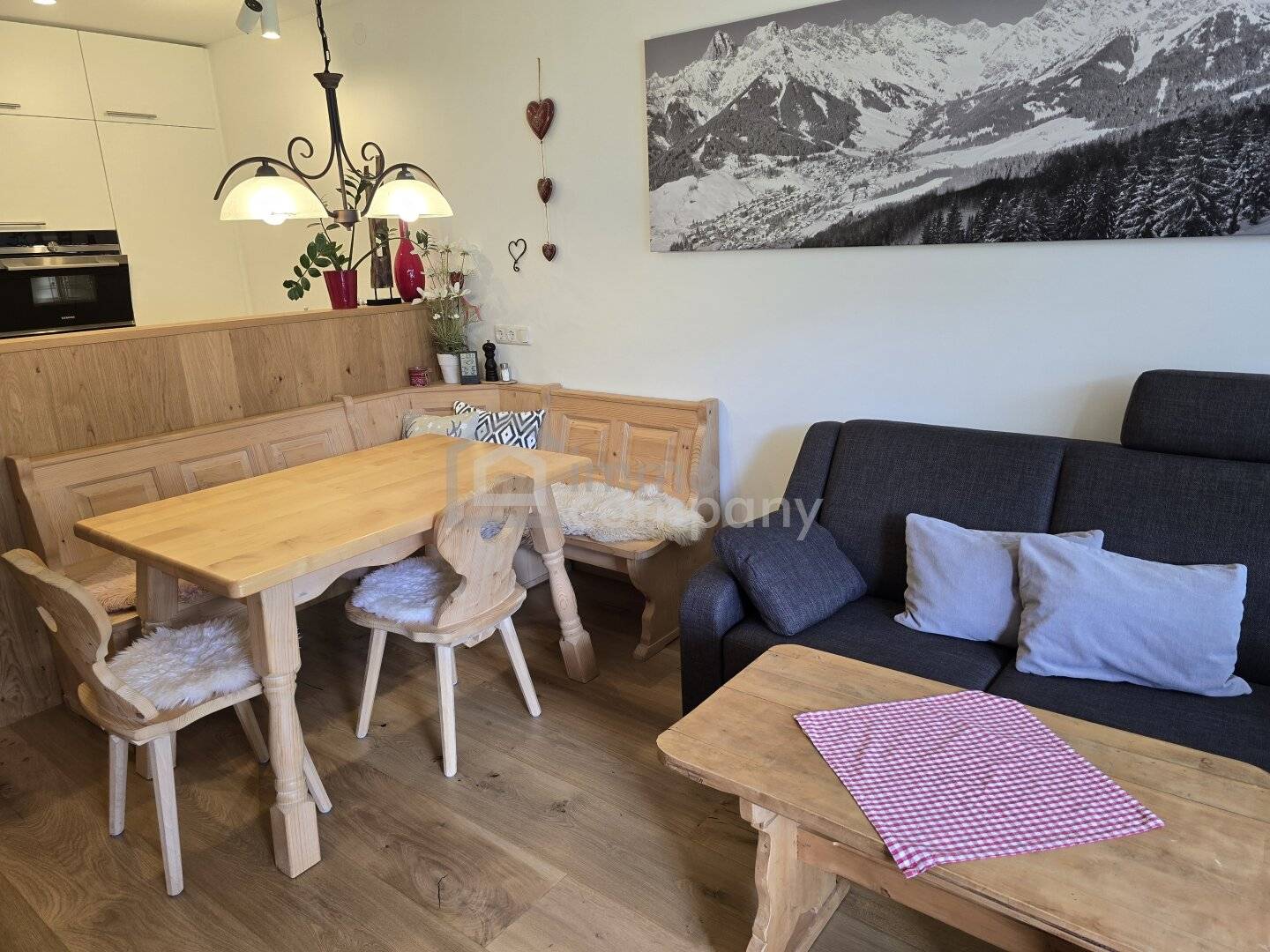 Ground floor apartment Loggia Hochkönig view