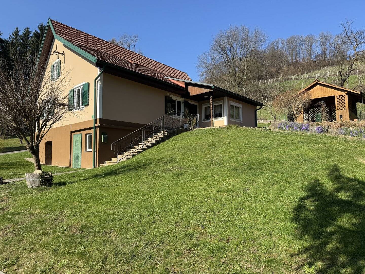 Bauernhaus Spielfeld, 153m², Garten