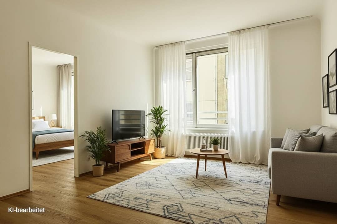 Newly renovated apartment with two entrances