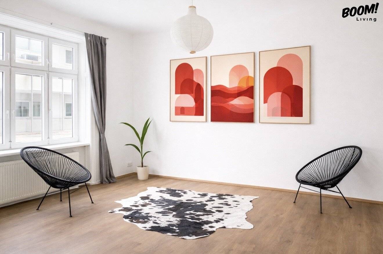 Old building apartment with well kept built in kitchen
