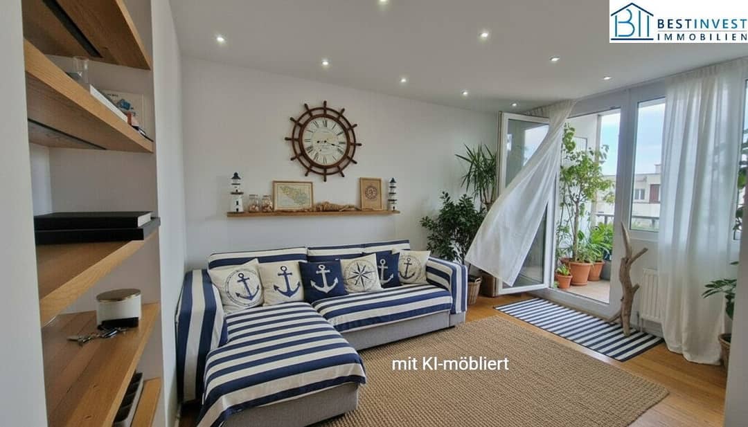Penthouse nahe Stadthalle mit Loggia und Garage