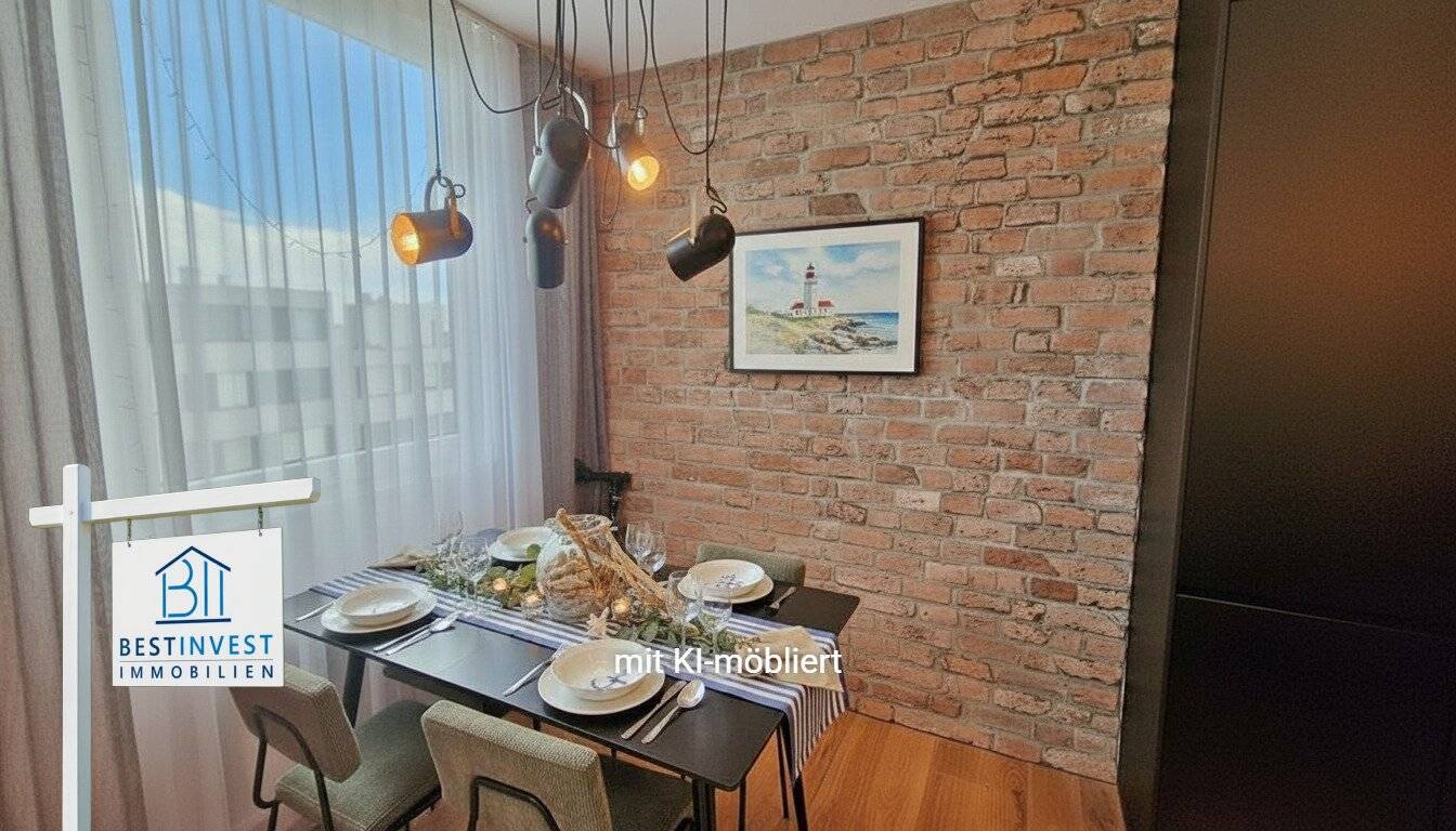 Penthouse near Stadthalle with loggia and garage