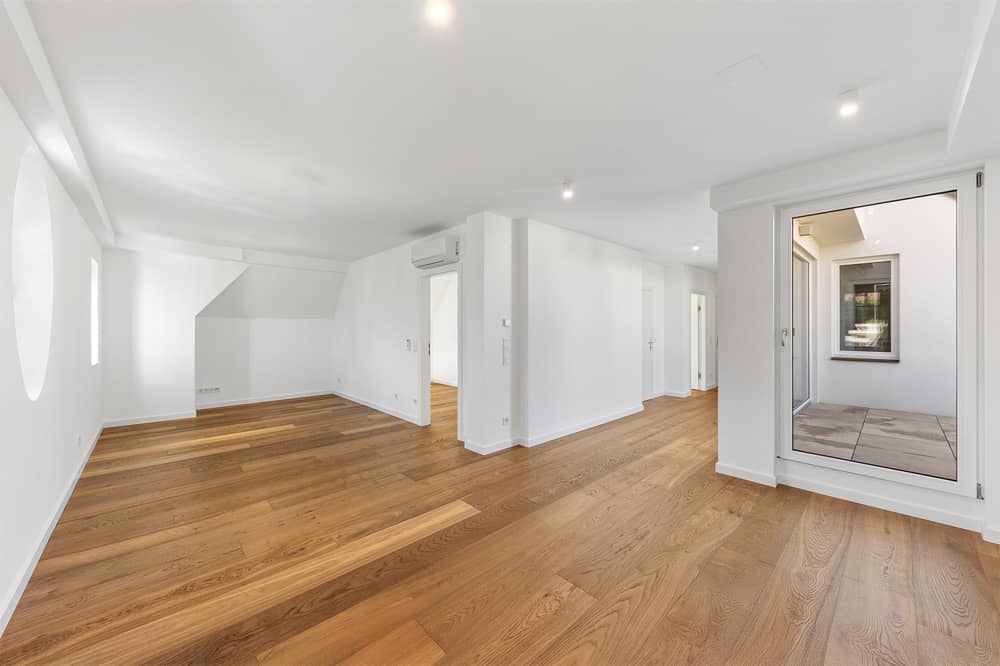 Dachgeschosswohnung mit Fußbodenheizung