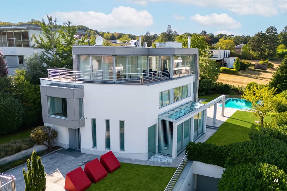 Neuwertige Villa in Gießhübl