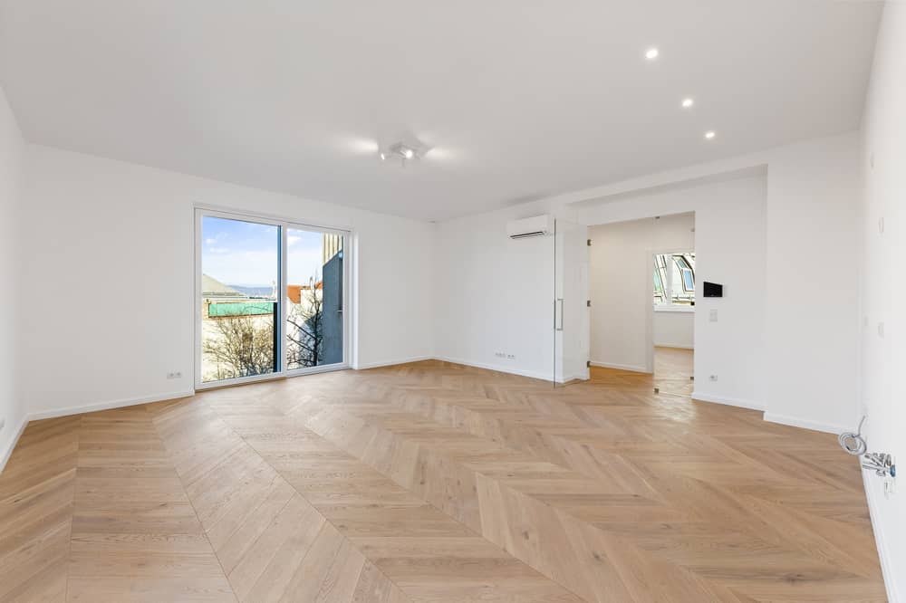 Dachgeschosswohnung with terrace and park view