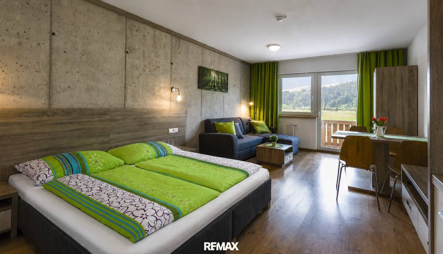 Apartment with south balcony and mountain panorama