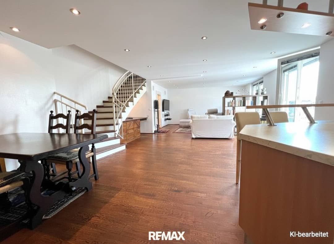 Loft-Maisonette m. 2 Terrassen, 91m²