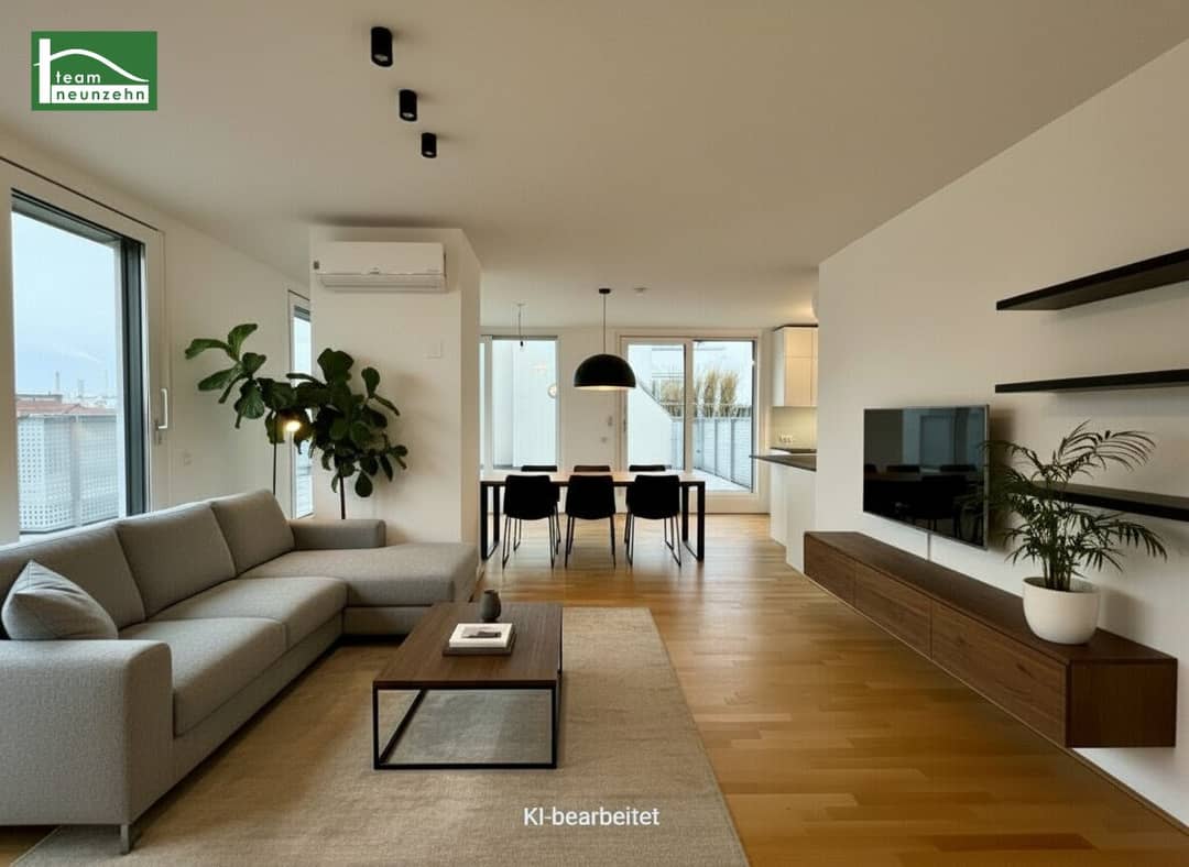 Attic apartment with roof terrace and whirlpool