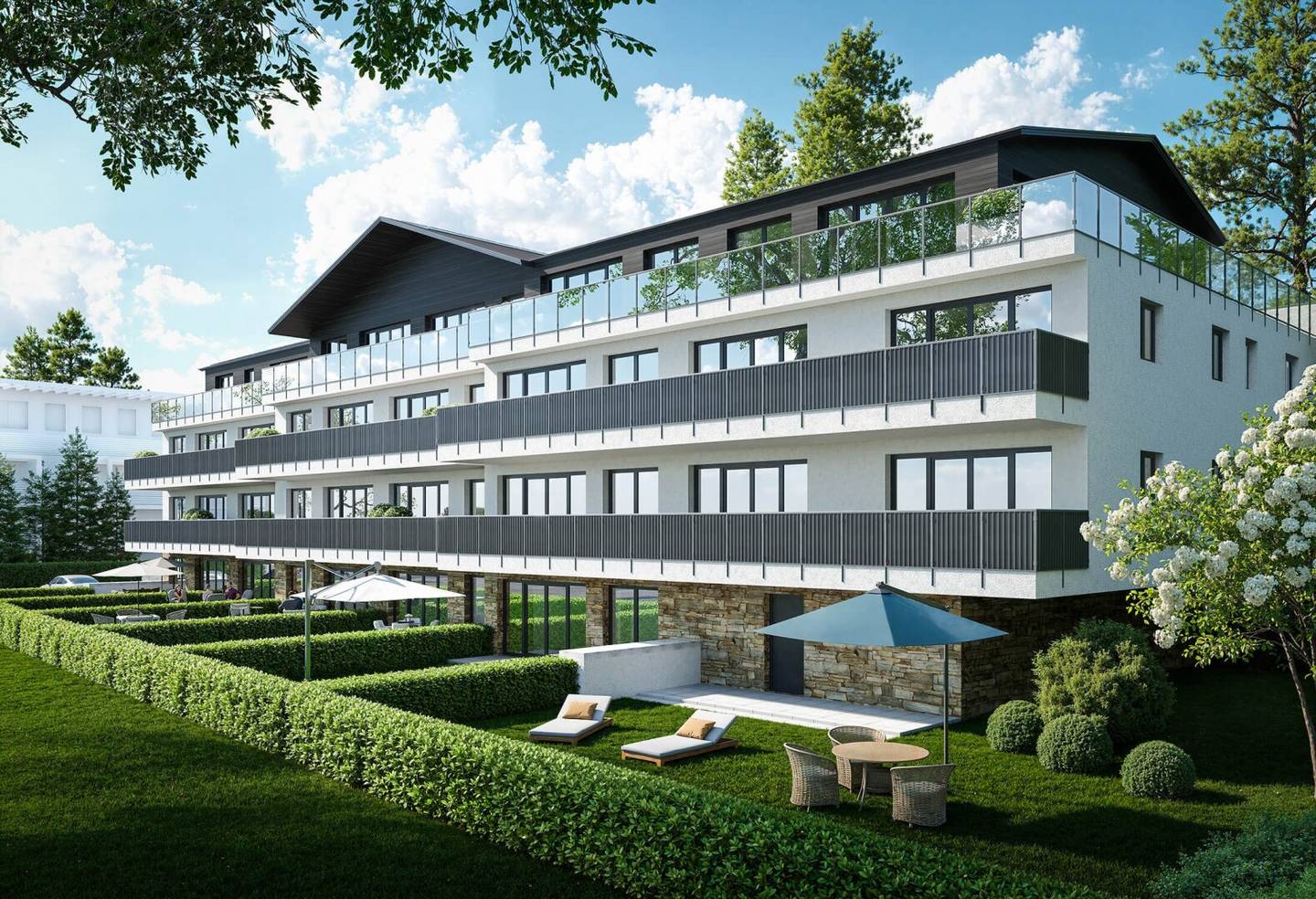 Neubau Wohnung Erstbezug Balkon