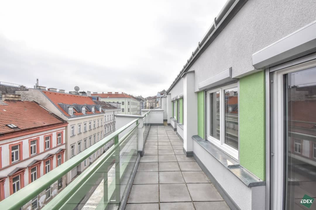 Wohnung mit großer Terrasse nahe Brunnenmarkt