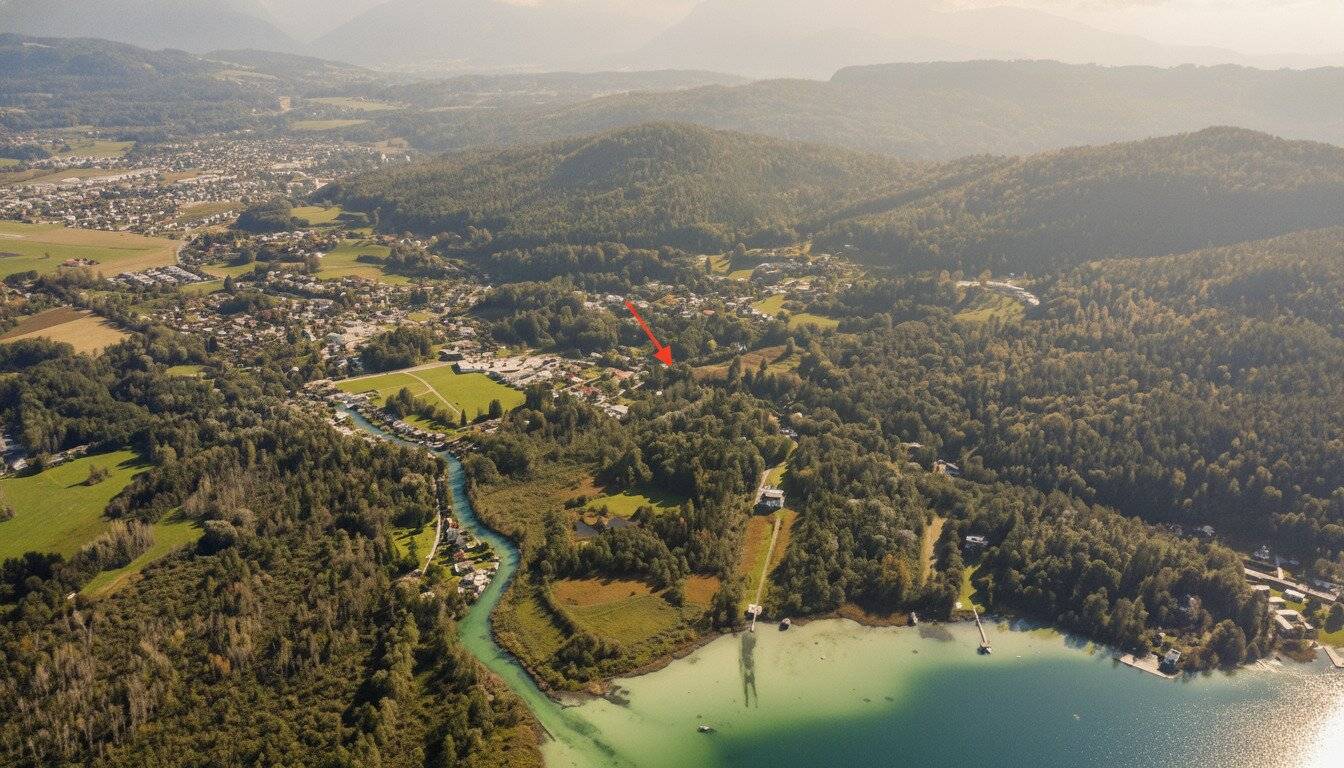 Tolle Gelegenheit: Sonniges Baugrundstück in Hanglage am Südufer vom Wörthersee