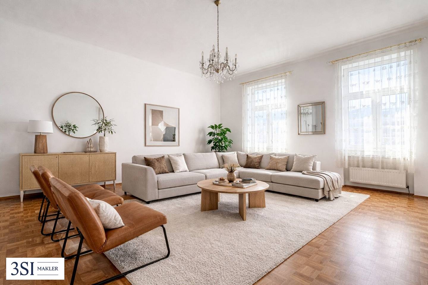 Bright 3-room apartment with balcony, 1060 Vienna