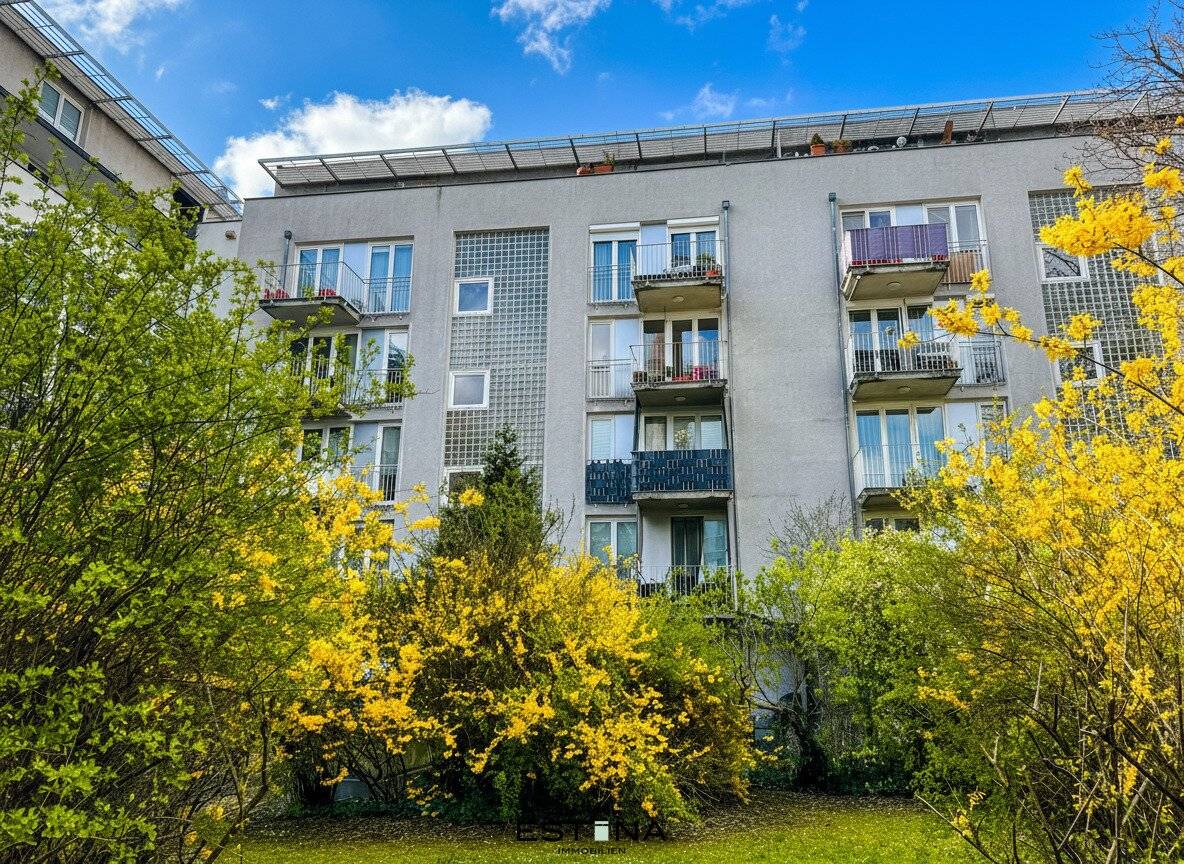 Danube Island apartment two balconies terrace