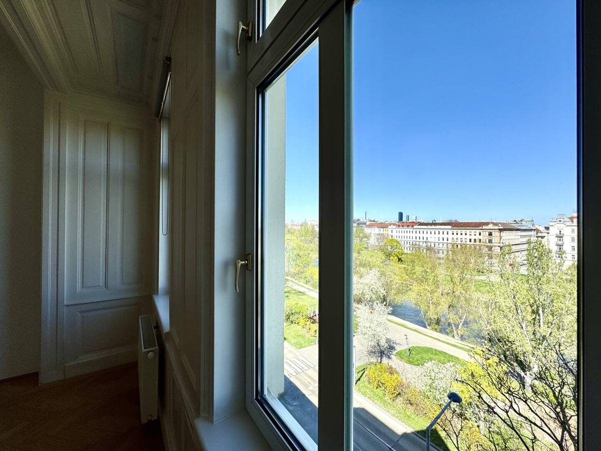 Altbauwohnung Donaukanalblick