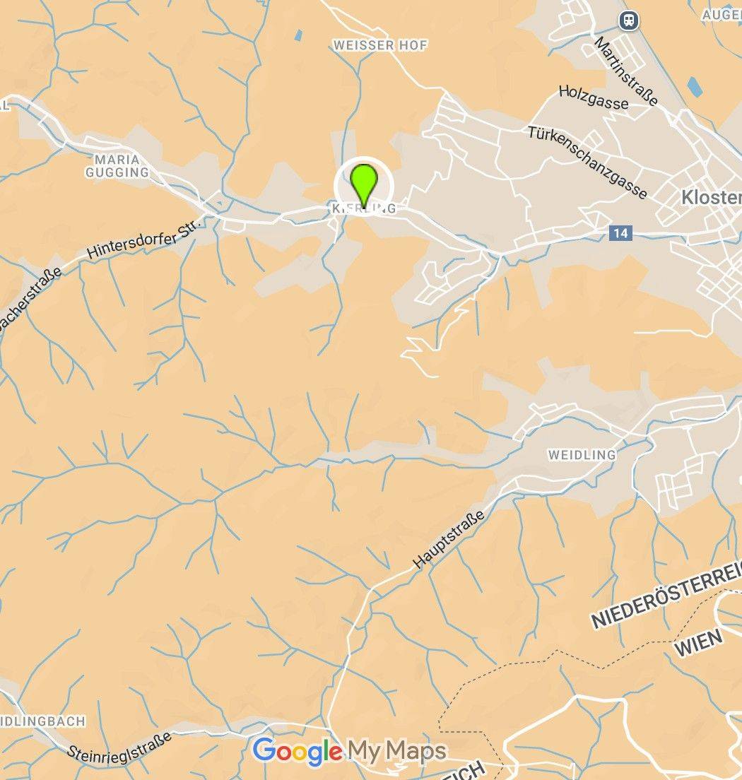 540m² plot Kierling Ölberg view