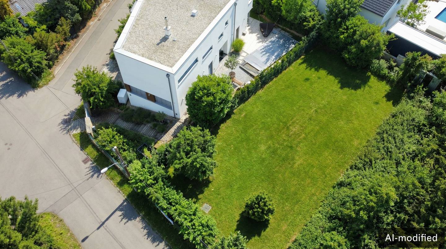 540m² plot Kierling Ölberg view