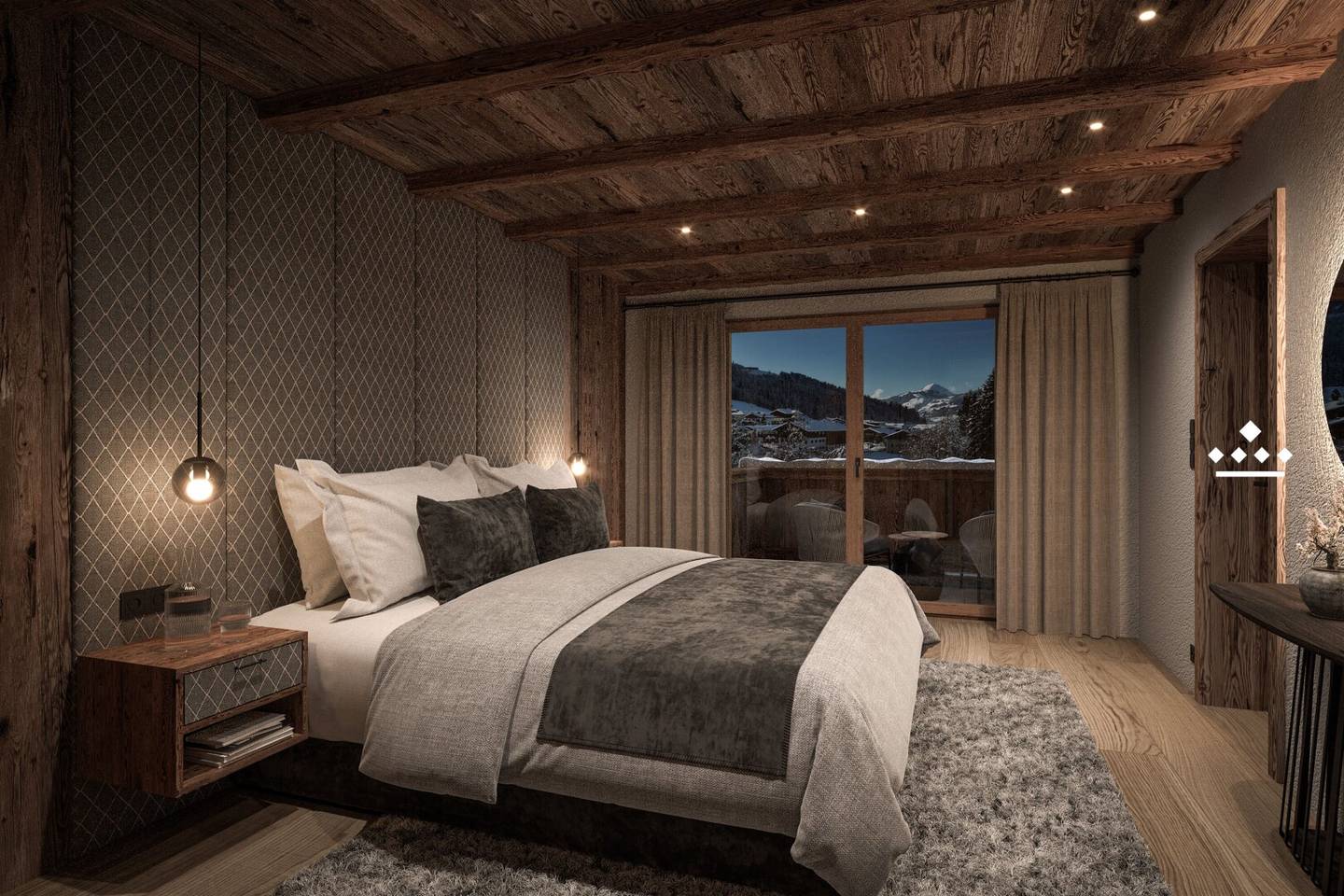 Penthouse Ski In Ski Out und Wellnessbereich
