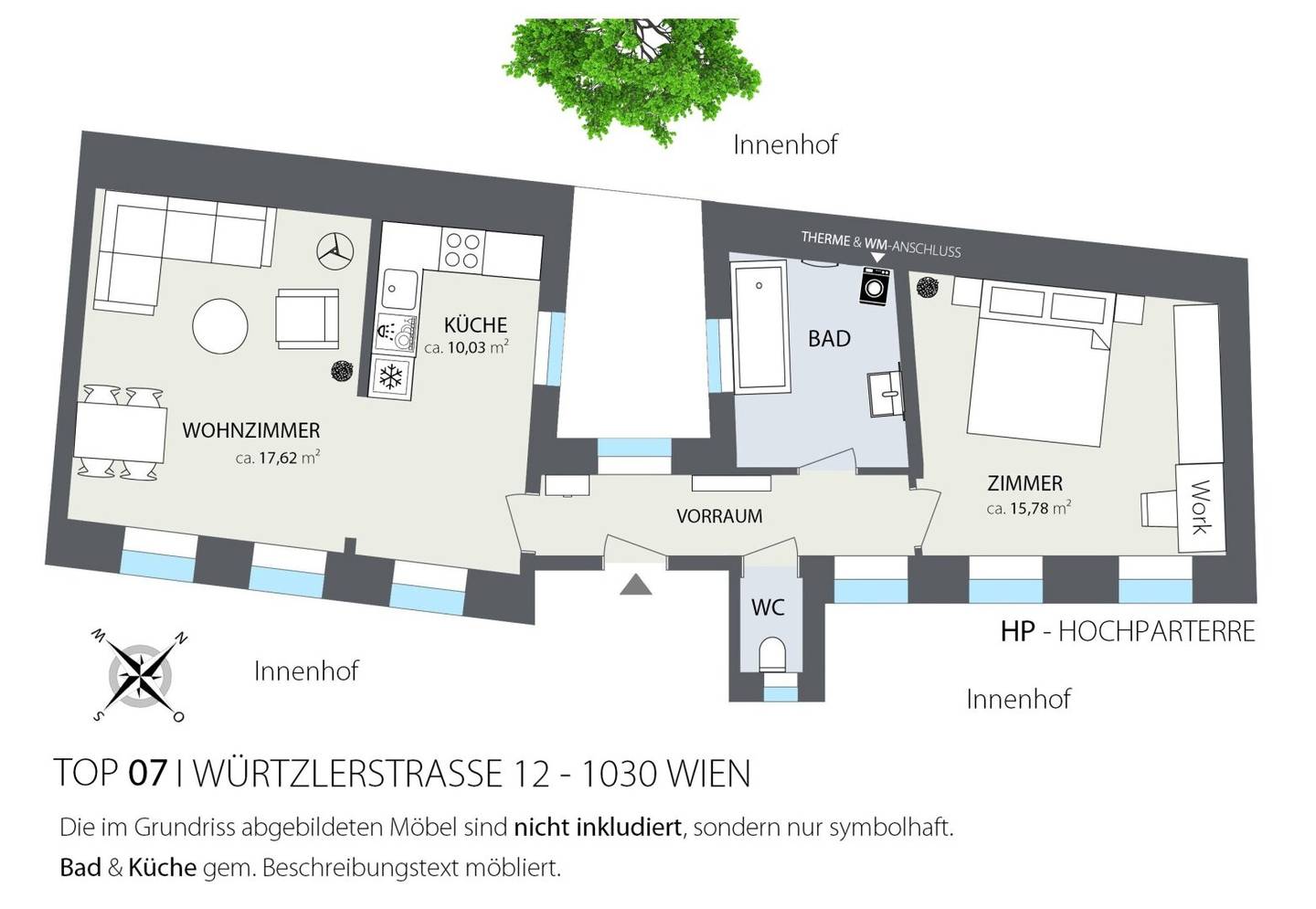 Grundriss 2D - TOP 07