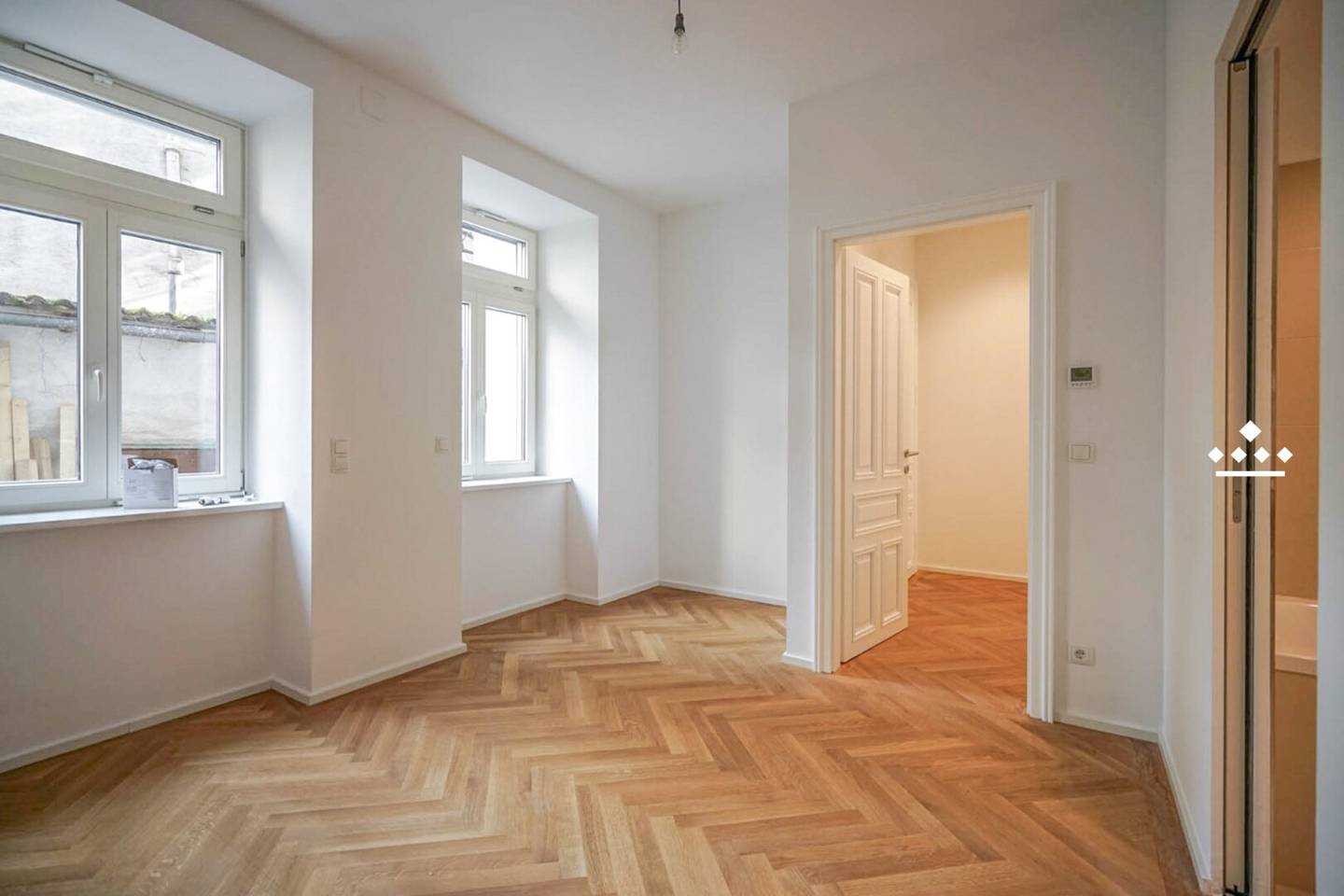 Apartment with renovated historic charm and garden