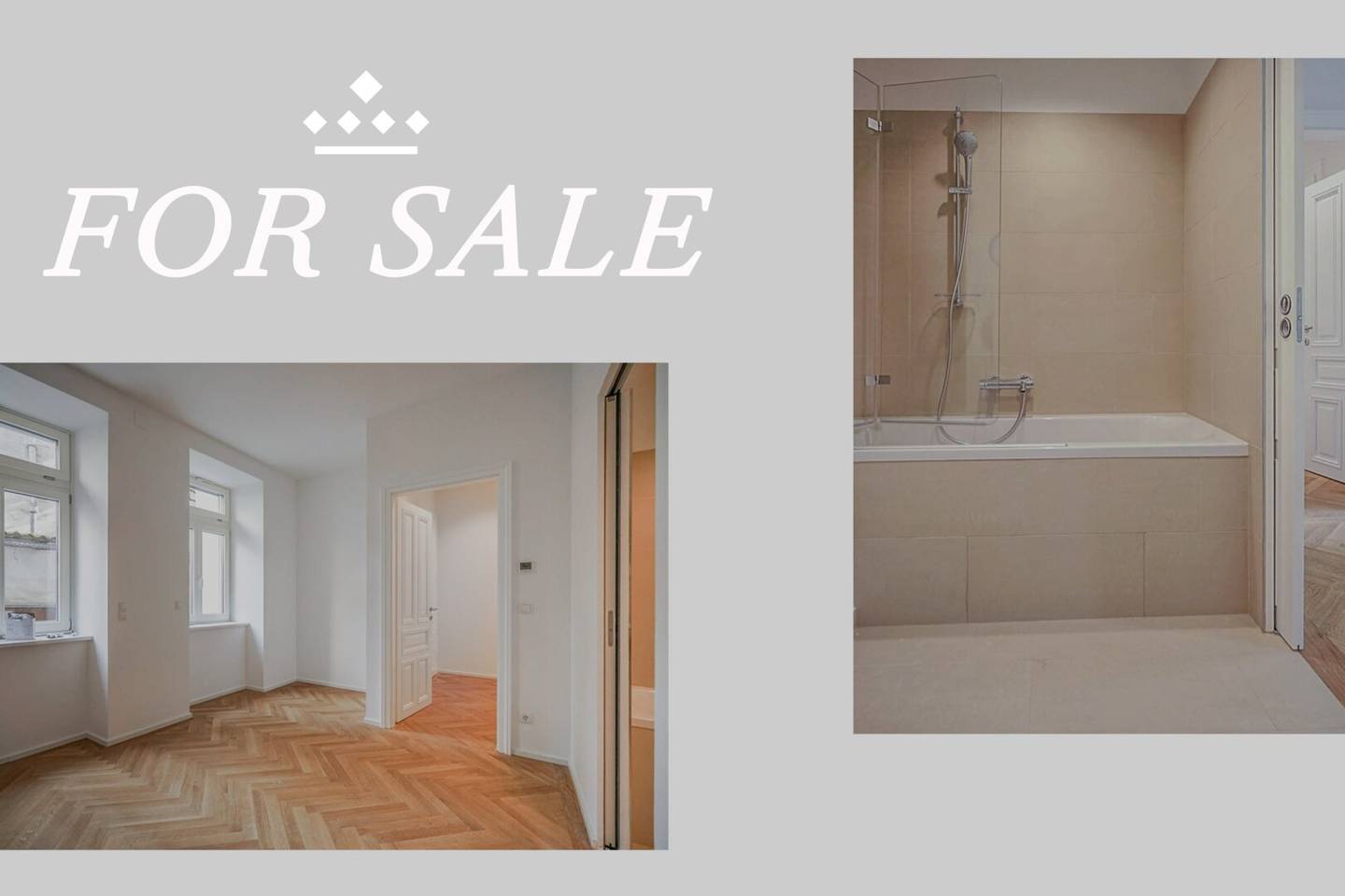 Renovated old building apartment with garden