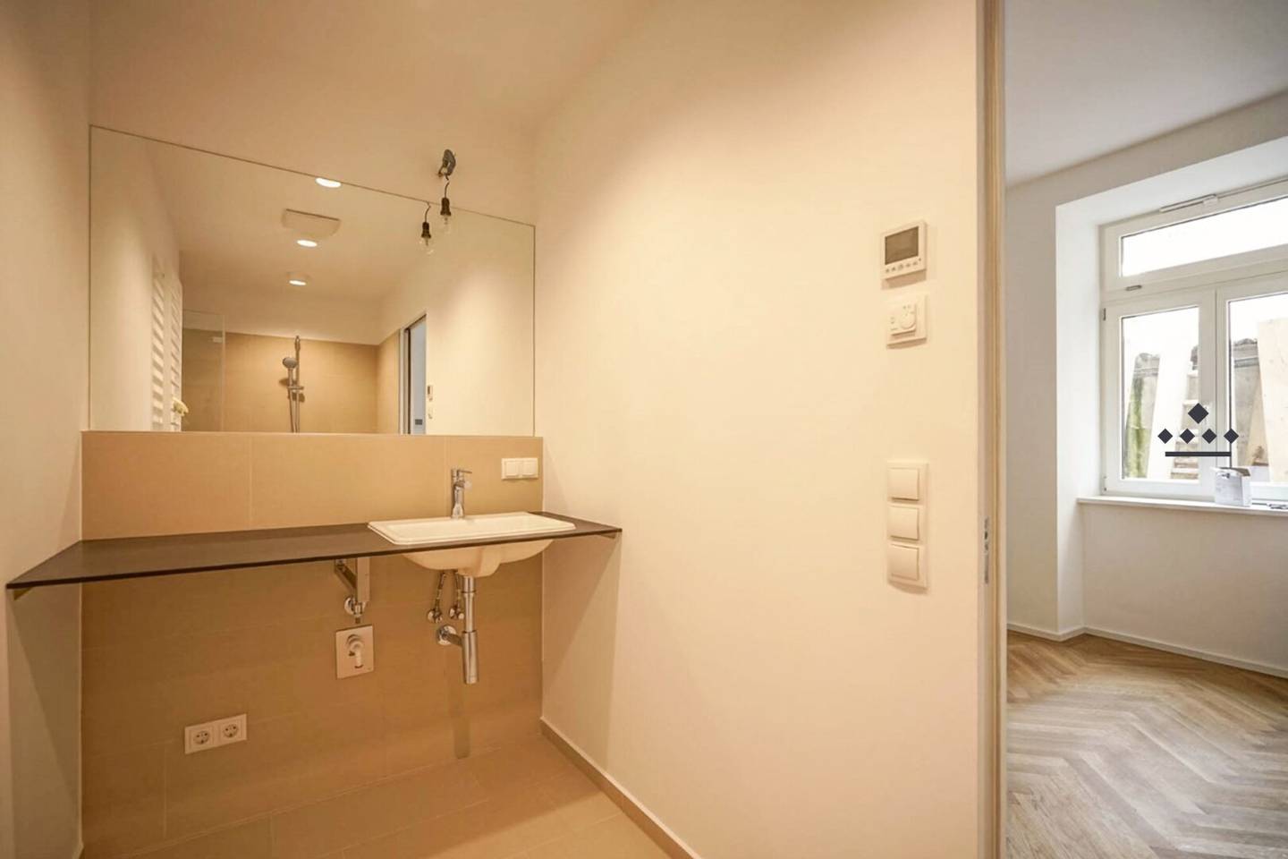 Renovated old building apartment with garden