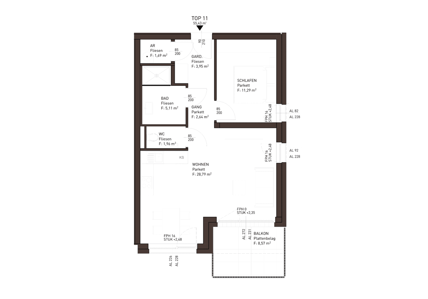 Apartment near Traunsee and Schlosspark Altmünster
