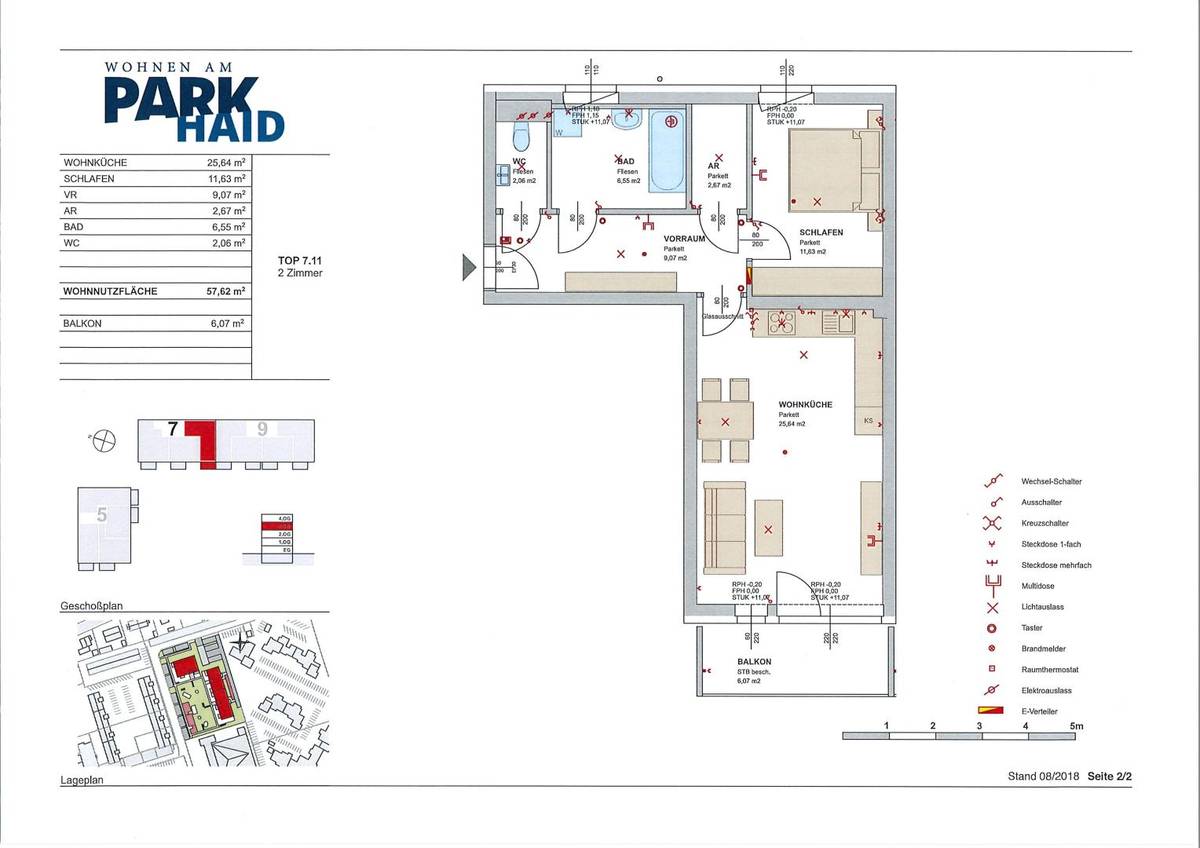 2-Zimmer-Wohnung mit Balkon in Haid