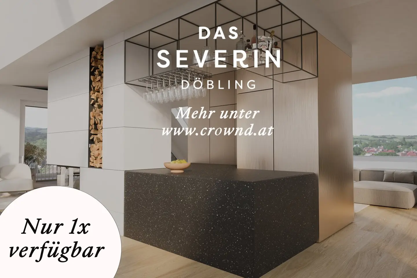 Penthouse mit Terrasse und Blick zum Kahlenberg