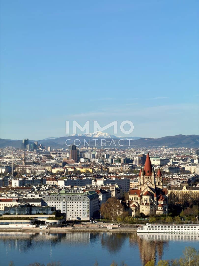 Wohnung mit Loggia und Donaublick