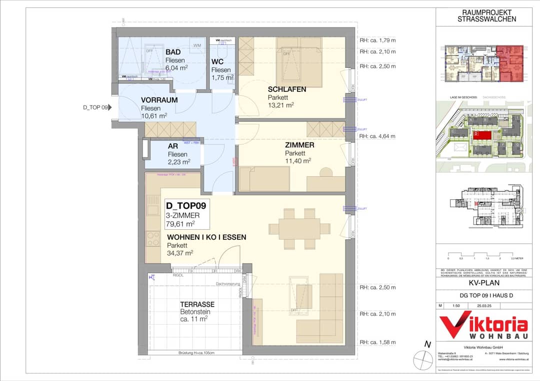 3-Zimmer Dachgeschosswohnung Straßwalchen