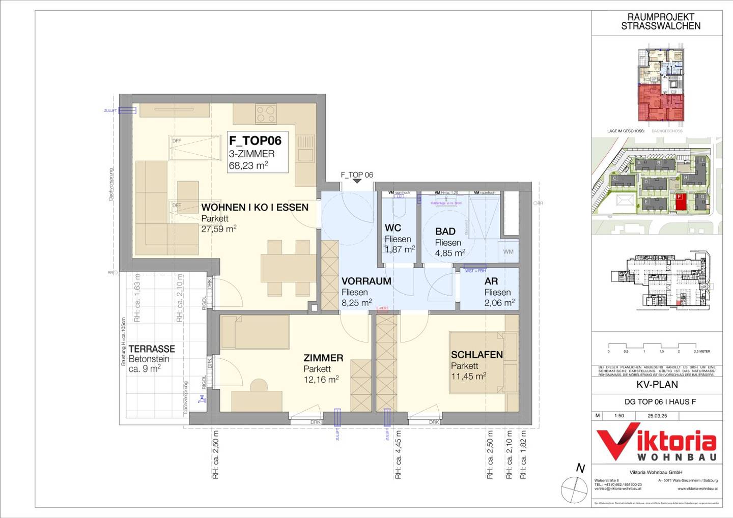 Dachgeschosswohnung Neubau Erstbezug