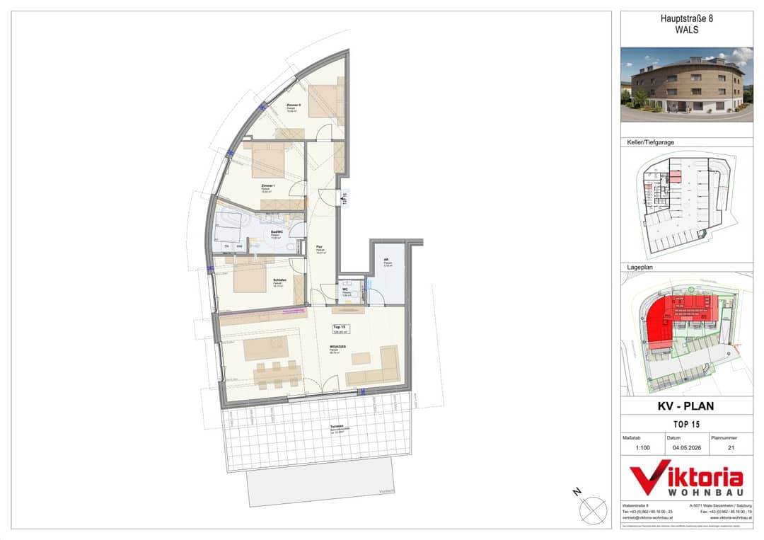 123m² Attic Apartment Wals