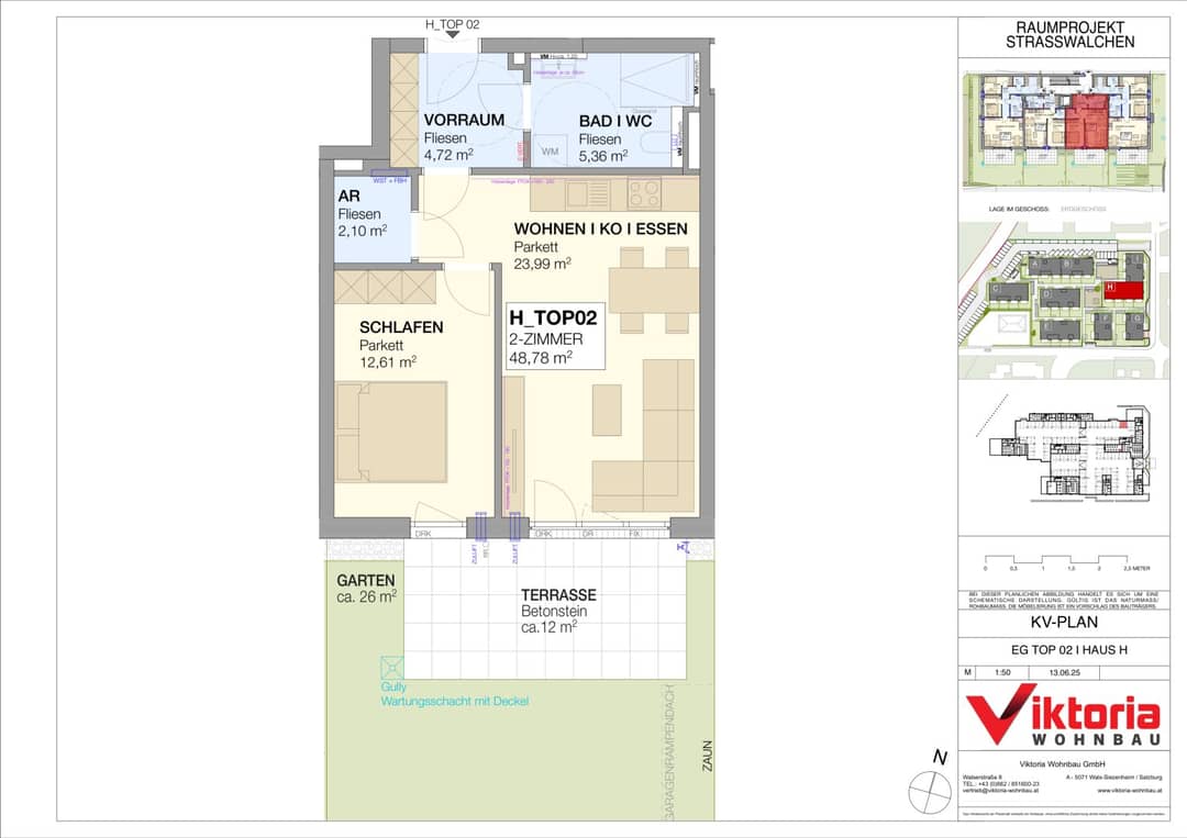 2-Room New Build with Garden Straßwalchen