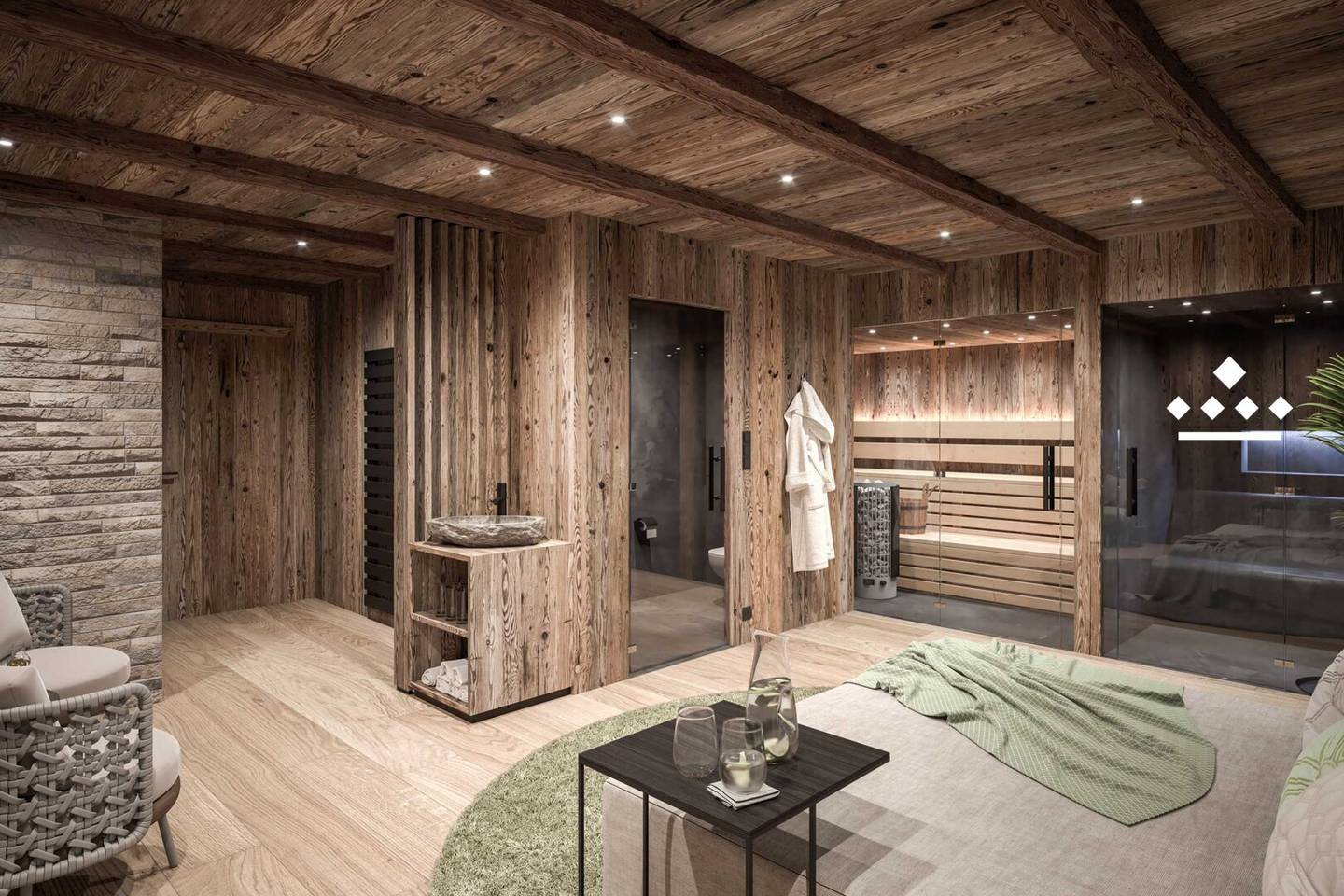 Penthouse mit Ski in Ski Out und privatem Aufzug