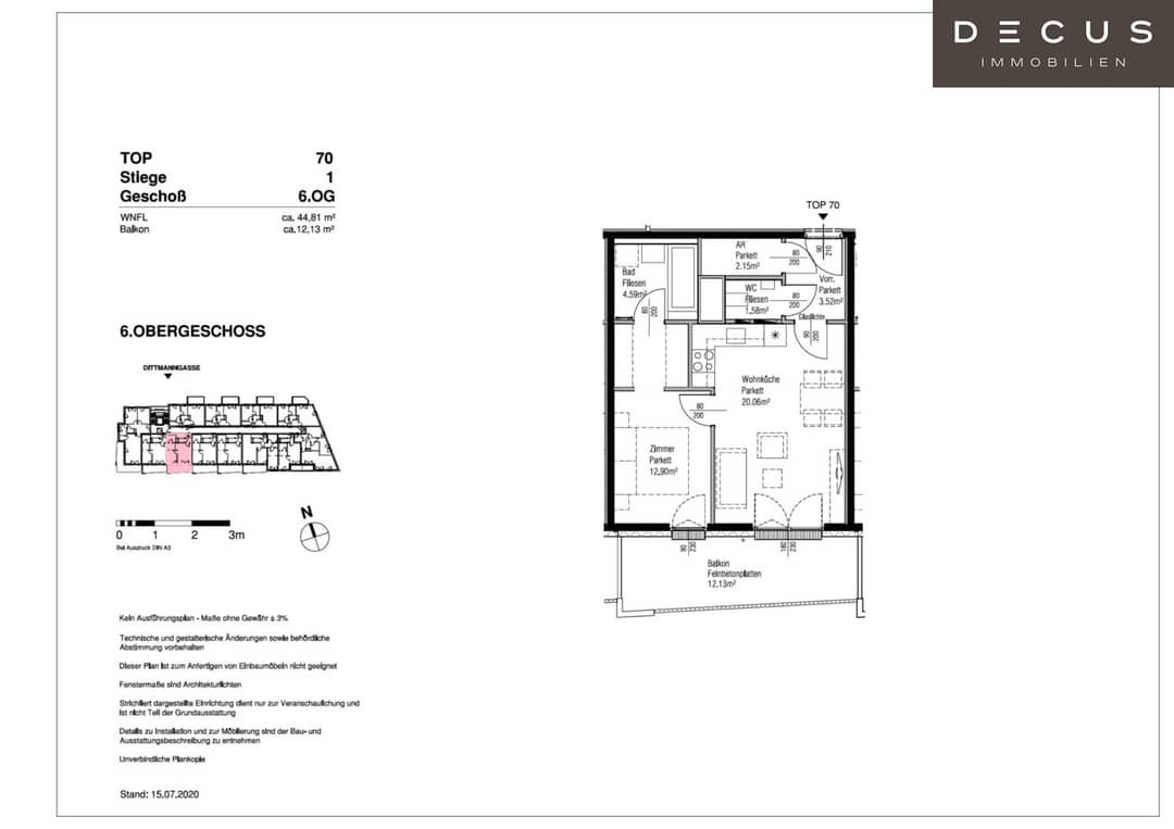 2-Room New Build Flat Simmering, 44.81m²