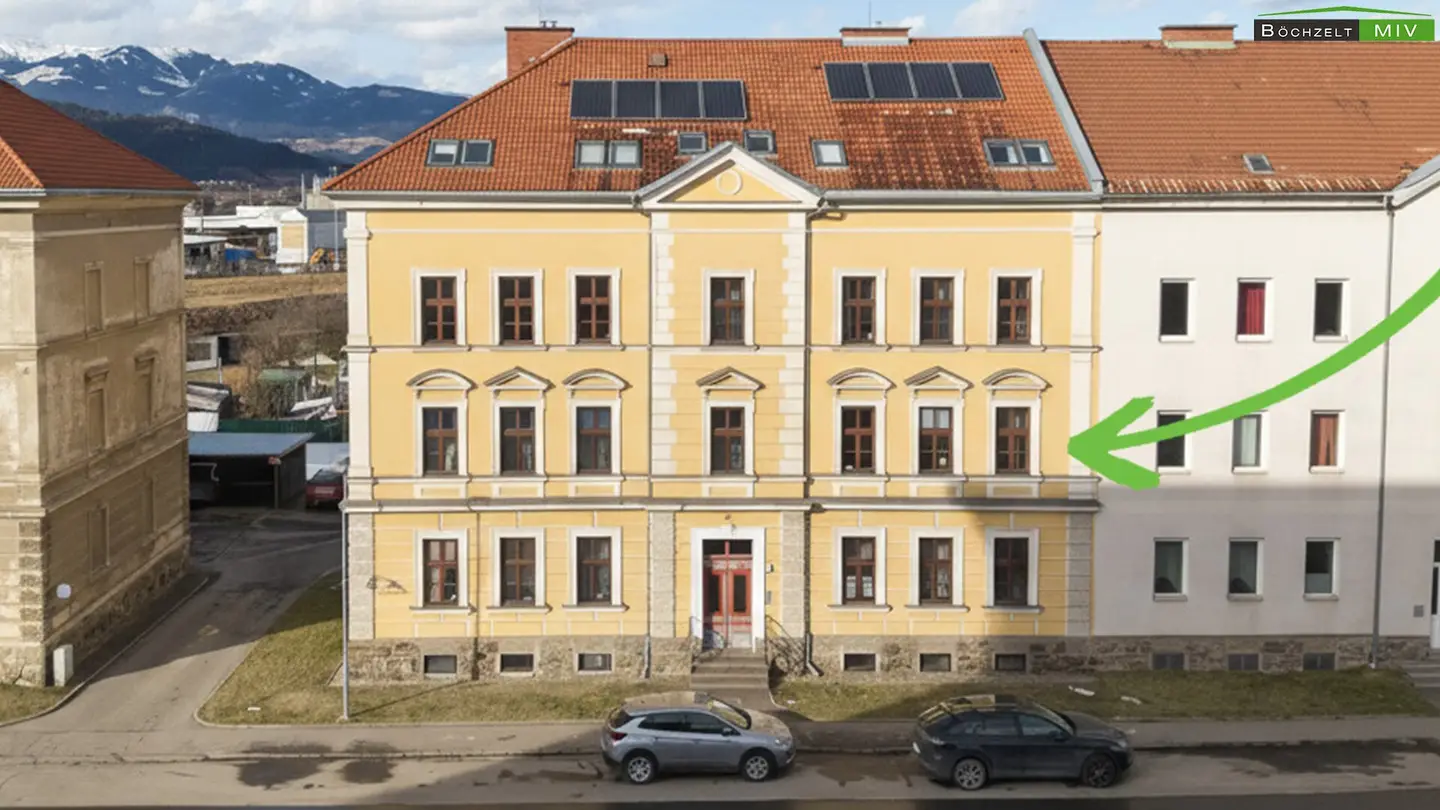 Wohnung mit Carport und Gemeinschaftsgarten
