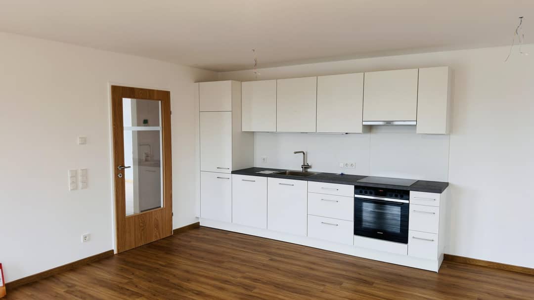 Newly built apartment with geothermal heating