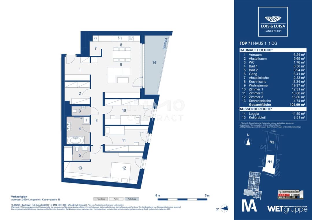 4-Zimmer-Neubauwohnung Langenlois