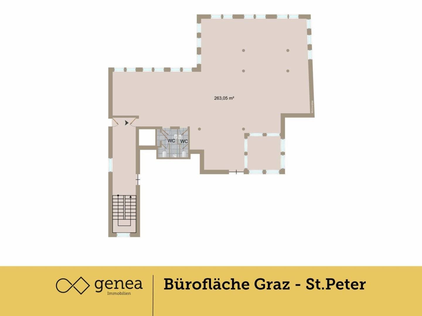Moderne 263m² Bürofläche St. Peter