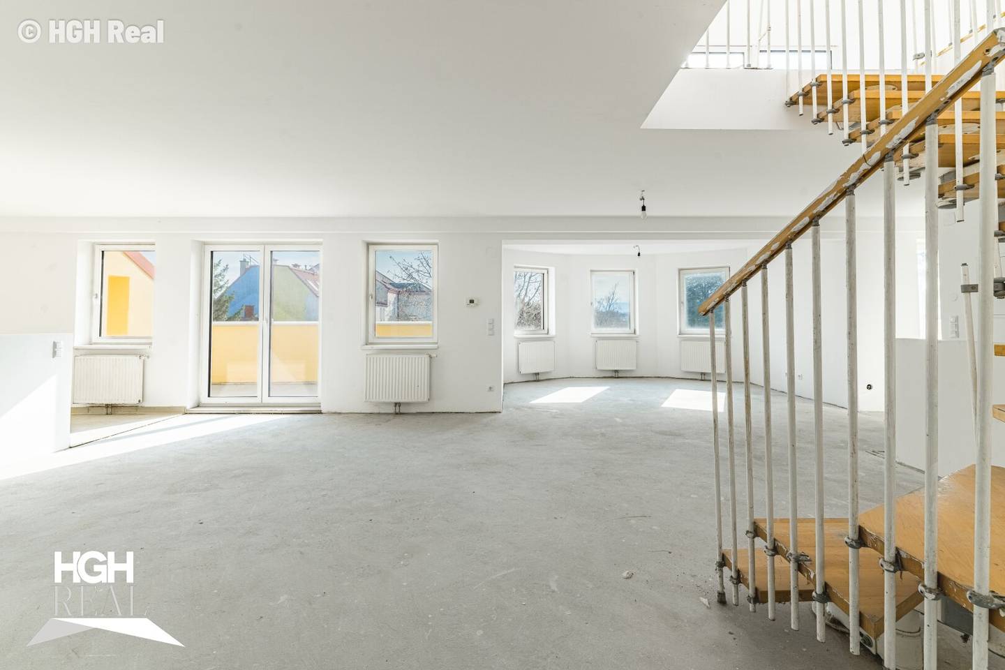 Maisonettewohnung mit Wohnküche und Terrassen