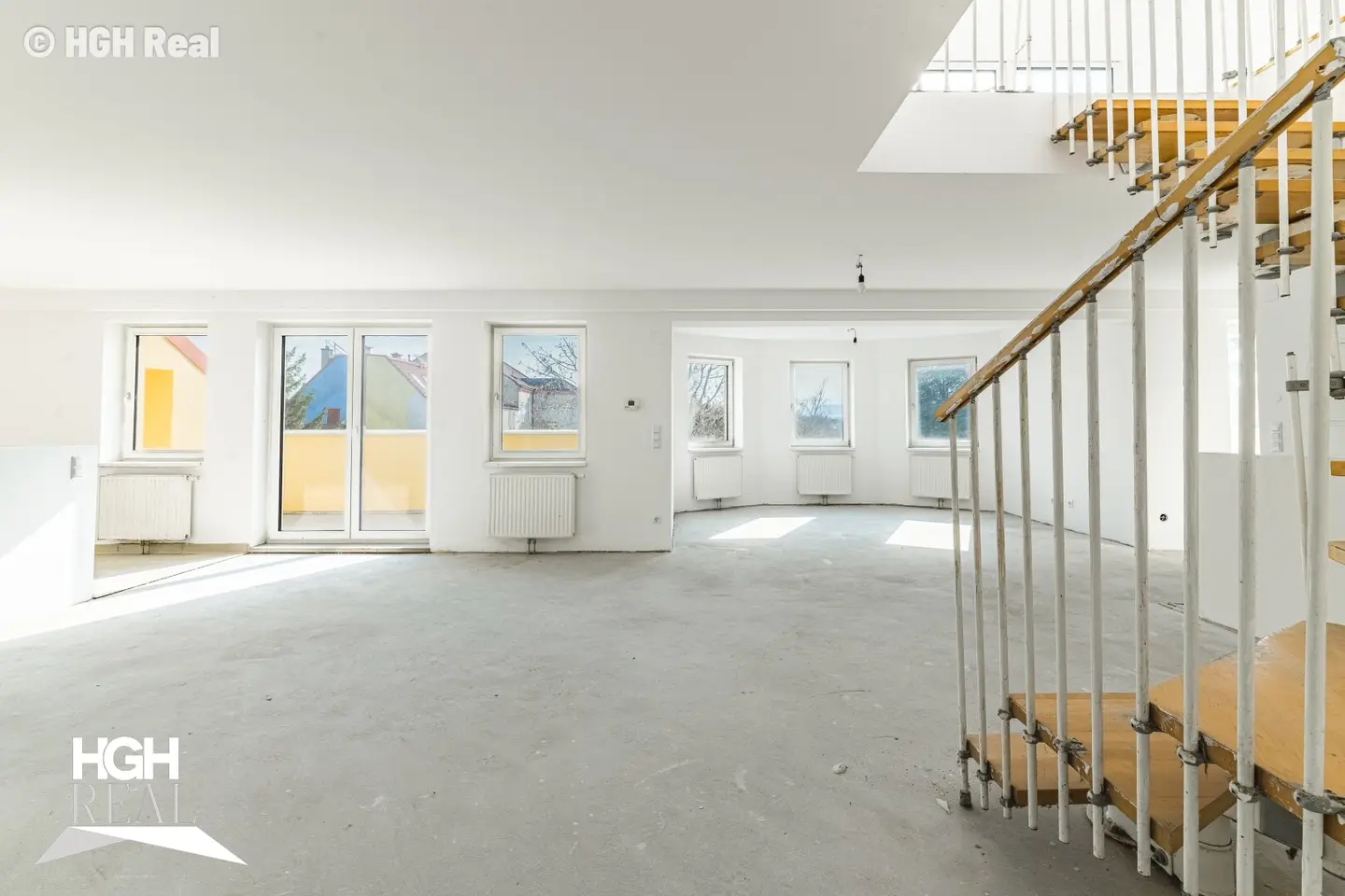 Maisonettewohnung mit Wohnküche und Terrassen