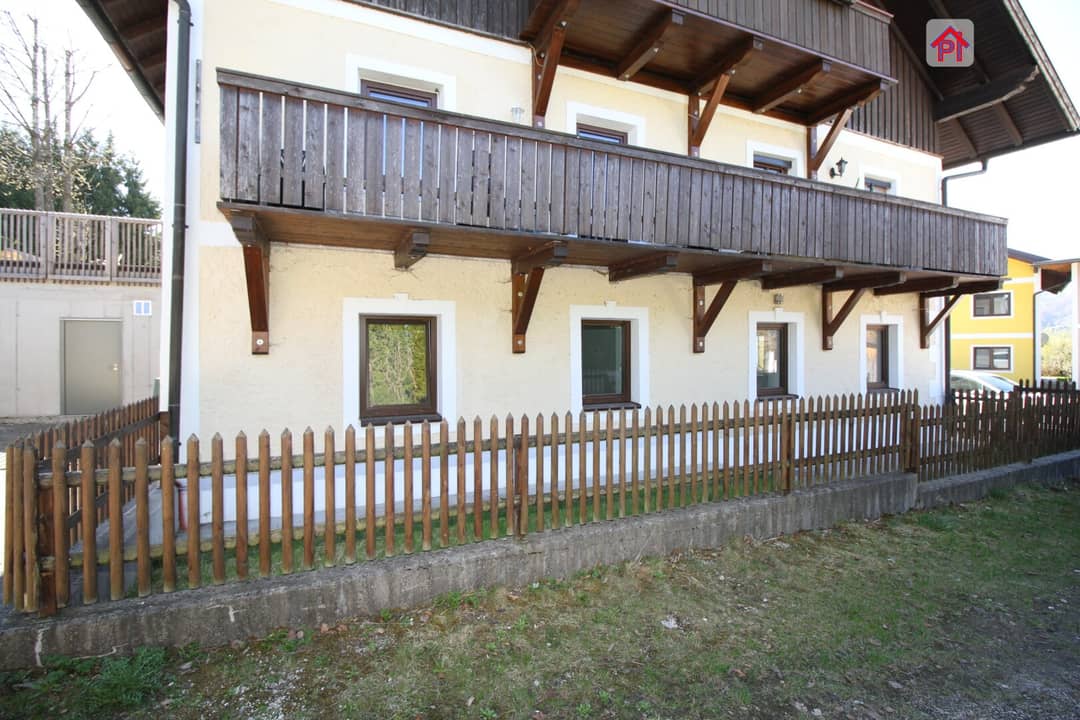 Erdgeschosswohnung mit Garten nahe Irrsee